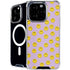 Purple Happy Face Pattern iPhone 16 Pro MagSafe Case